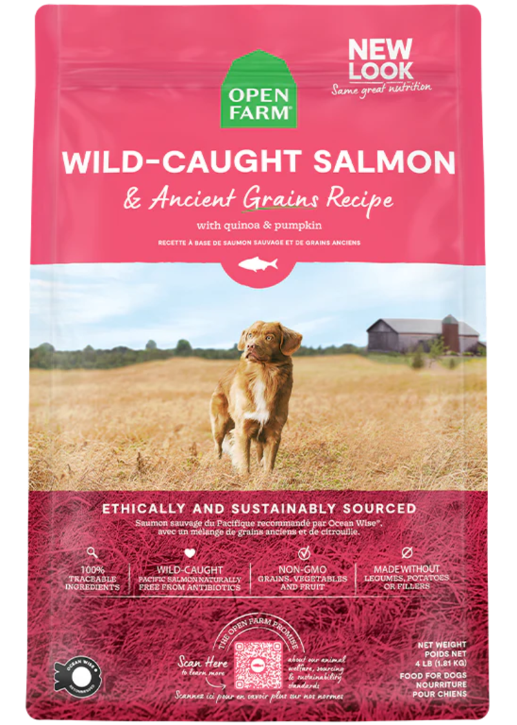Open Farm Open Farm Wild-Caught Salmon & Ancient Grains Recipe for Dogs