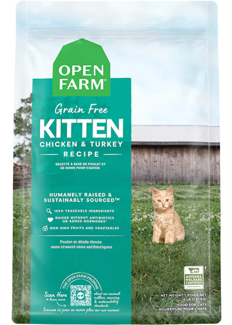 Open Farm Open Farm Kitten Chicken & Turkey Recipe for Cats