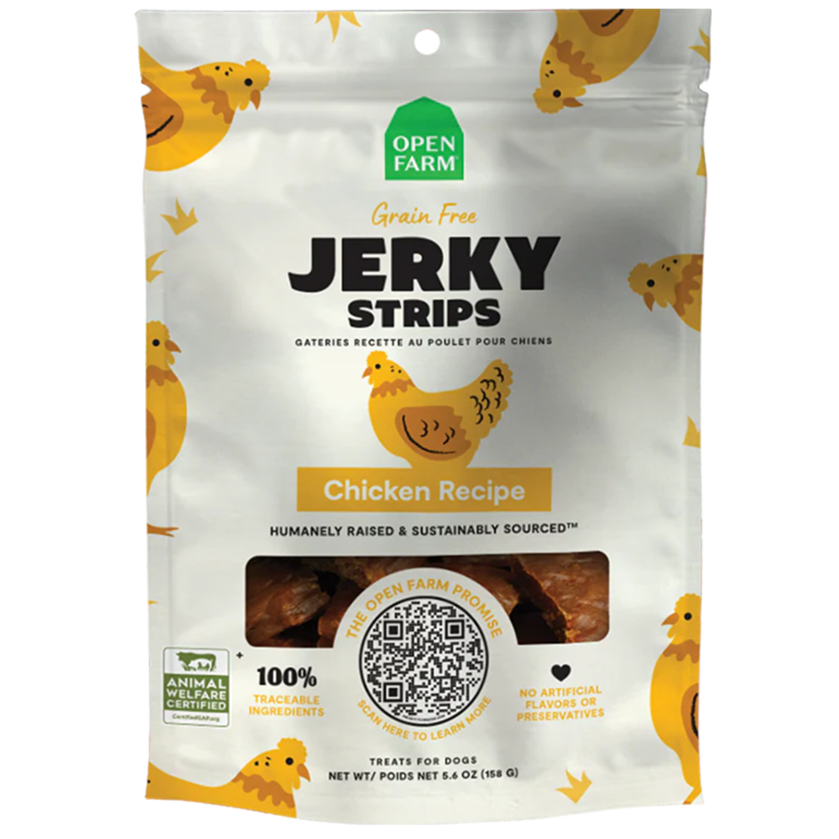 Open Farm Open Farm Grain Free Jerky Strips - Chicken Recipe