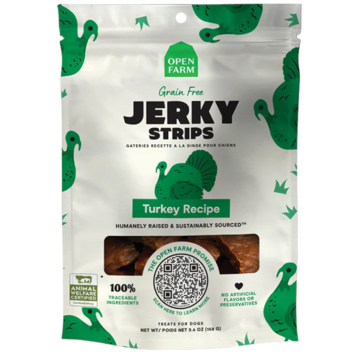 Open Farm Open Farm Grain Free Jerky Strips - Turkey Recipe