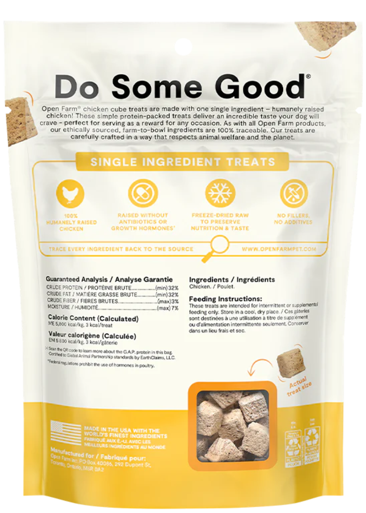 Open Farm Open Farm Freeze-Dried Raw Cubes - Chicken