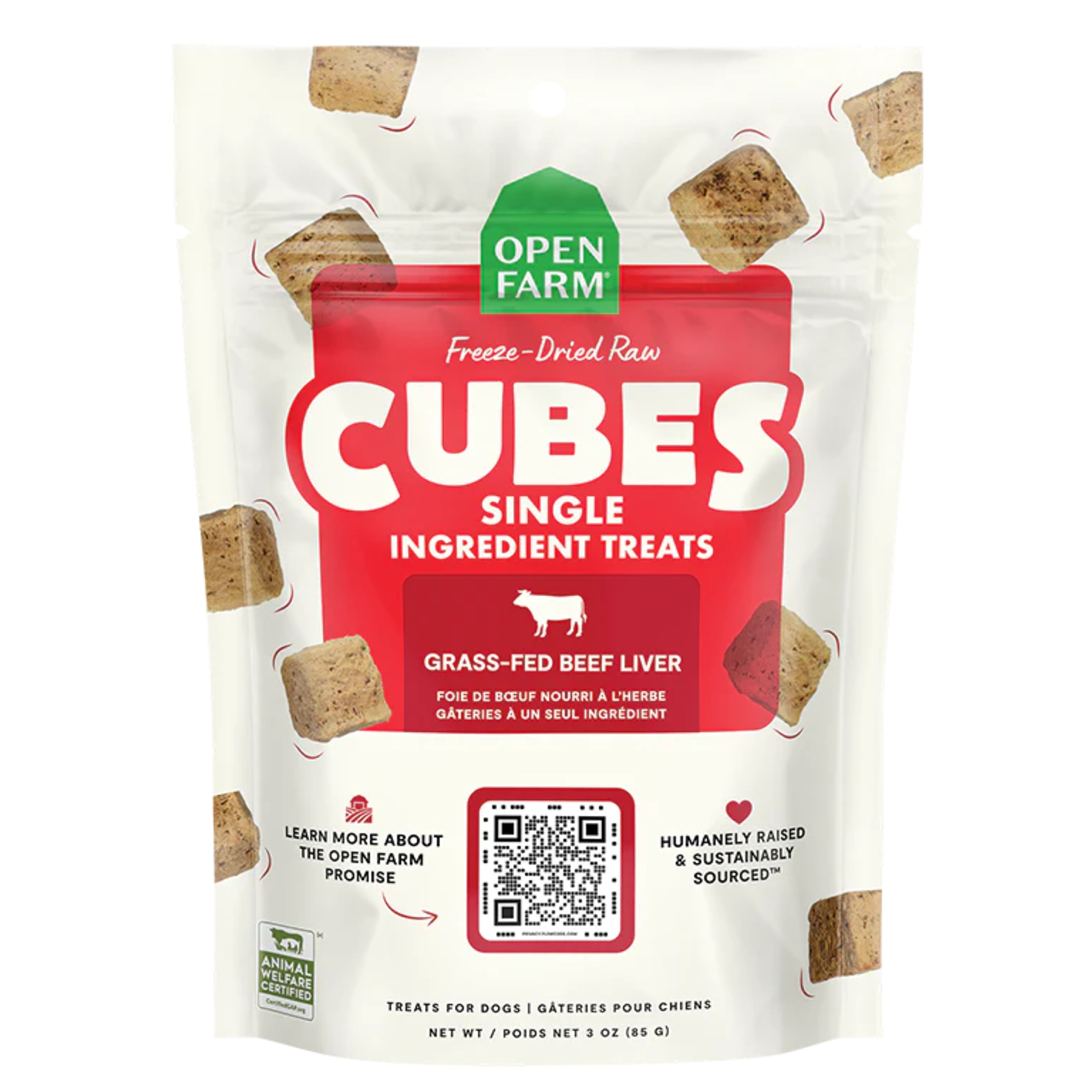 Open Farm Open Farm Freeze-Dried Raw Cubes - Beef Liver