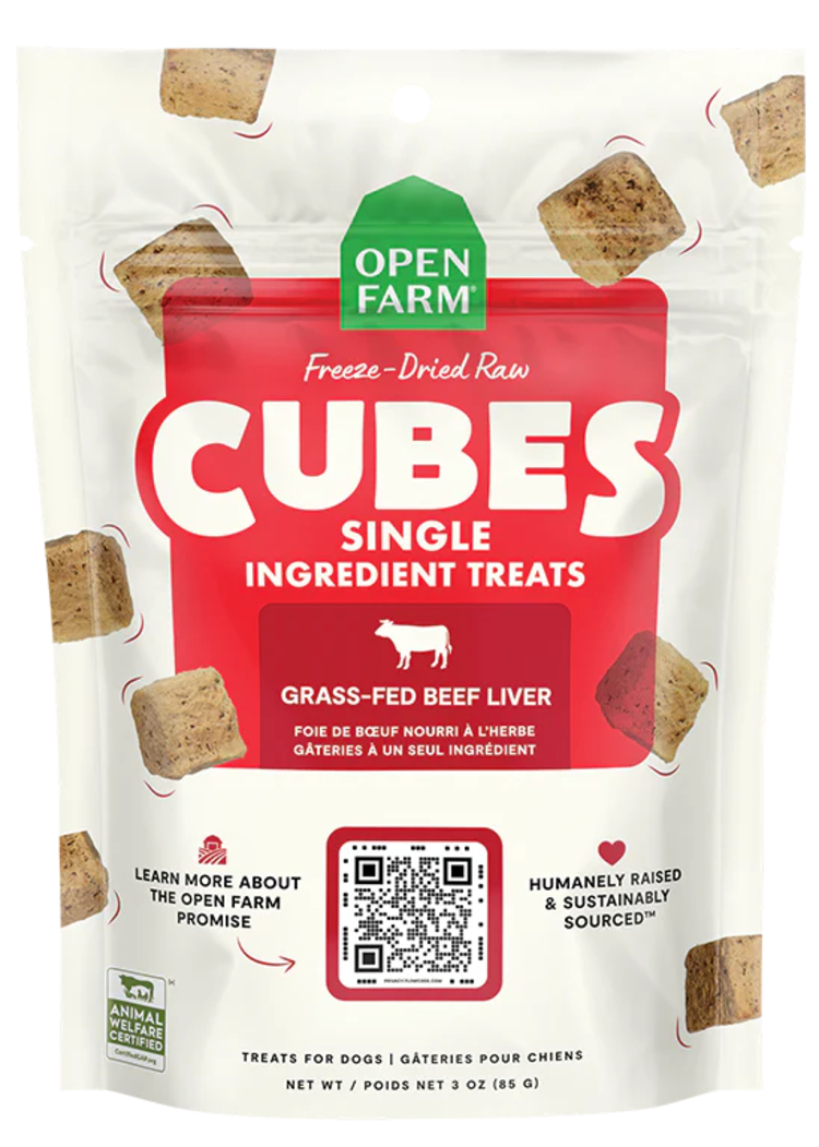 Open Farm Open Farm Freeze-Dried Raw Cubes - Beef Liver