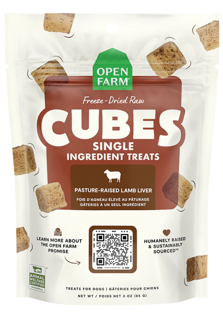 Open Farm Open Farm Freeze-Dried Raw Cubes - Lamb Liver
