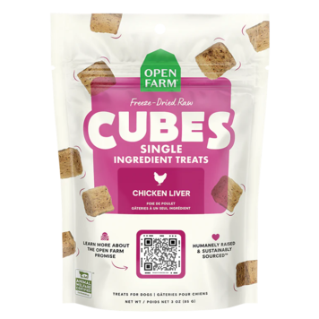 Open Farm Open Farm Freeze-Dried Raw Cubes - Chicken Liver