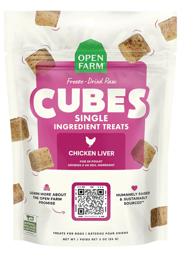 Open Farm Open Farm Freeze-Dried Raw Cubes - Chicken Liver