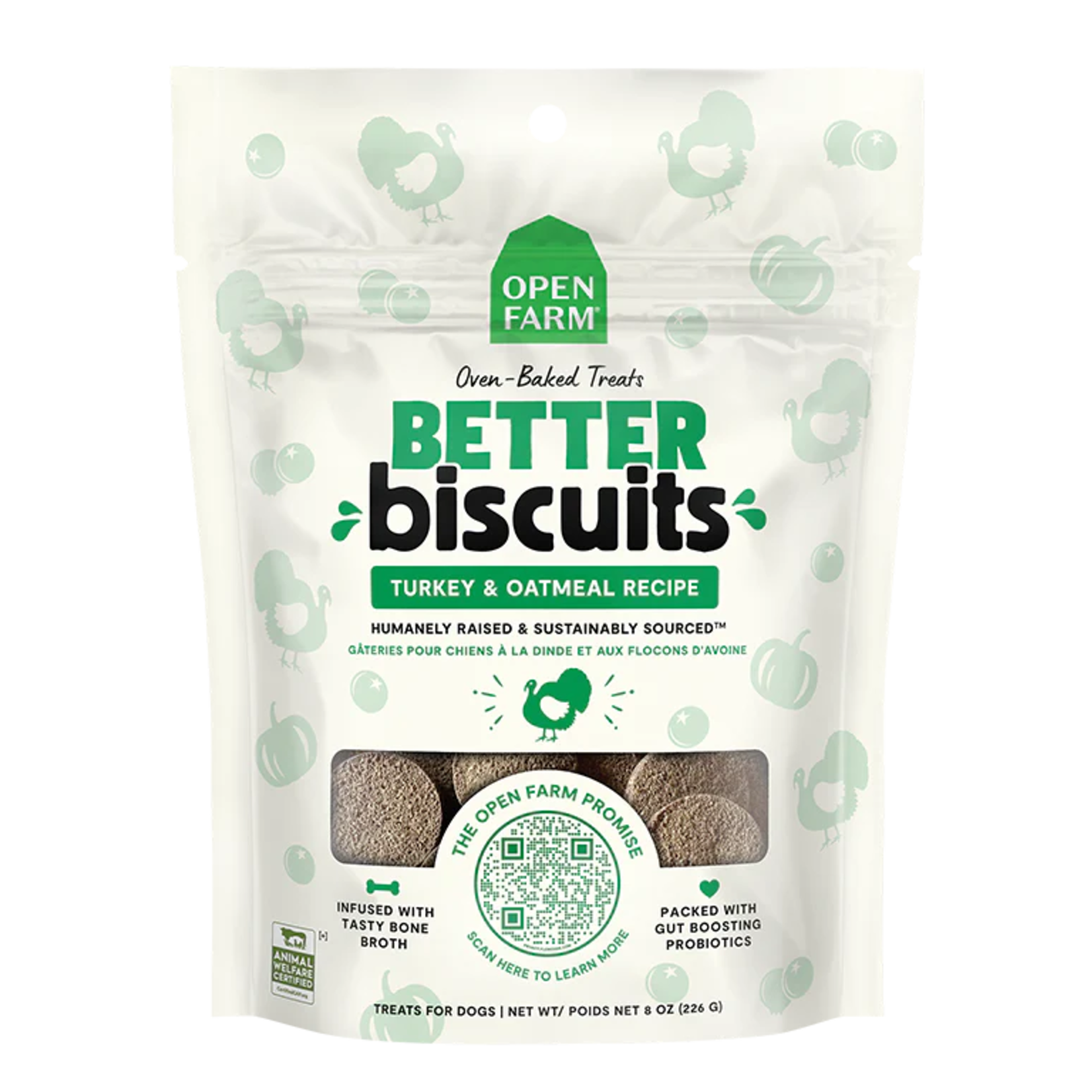 Open Farm Open Farm Better Biscuits - Turkey & Oatmeal Recipe