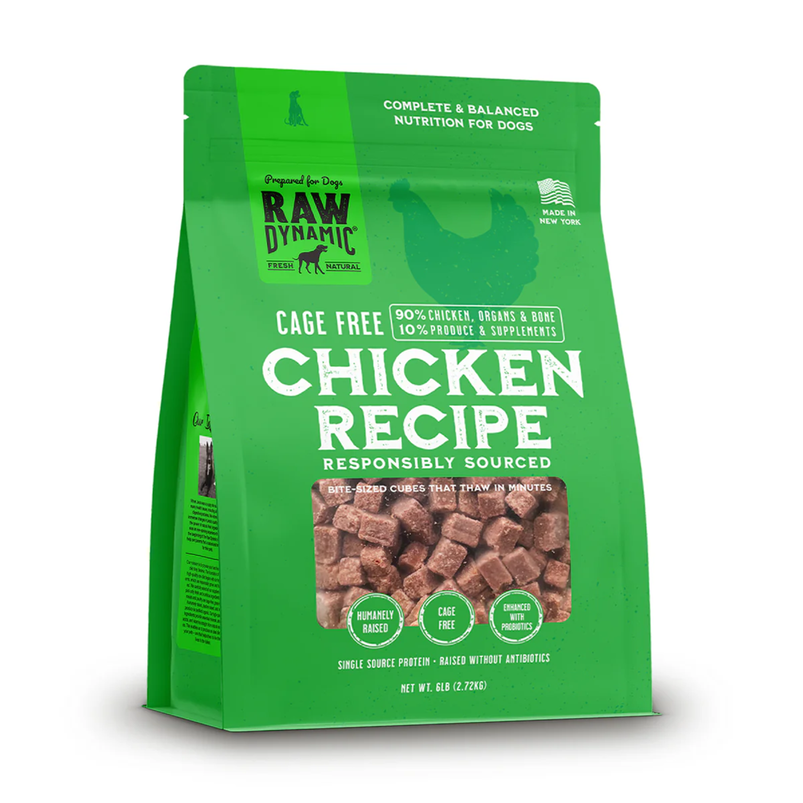 Raw Dynamic Raw Dynamic Frozen Raw Cage Free Chicken Formula for Dogs