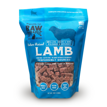 Raw Dynamic Raw Dynamic Frozen Raw Pasture Raised Lamb Formula for Cats