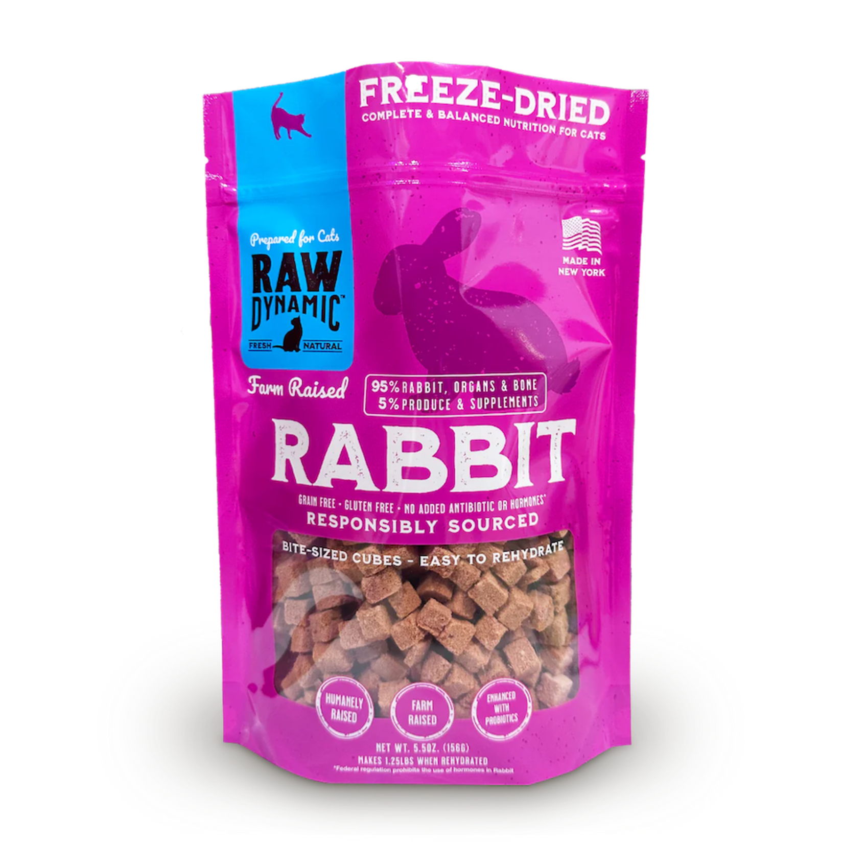 Raw Dynamic Raw Dynamic Freeze-Dried Farm Raised Rabbit Formula for Cats