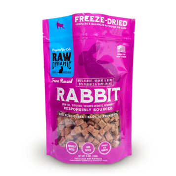 Raw Dynamic Raw Dynamic Freeze-Dried Farm Raised Rabbit Formula for Cats