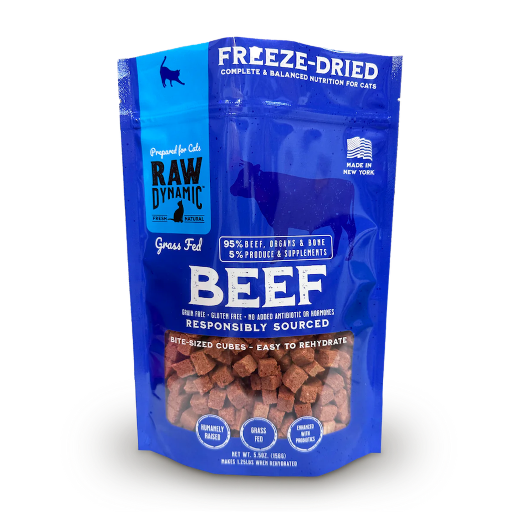 Raw Dynamic Raw Dynamic Freeze-Dried Grass Fed Beef Formula for Cats