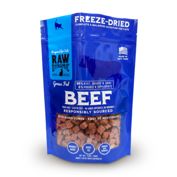 Raw Dynamic Raw Dynamic Freeze-Dried Grass Fed Beef Formula for Cats