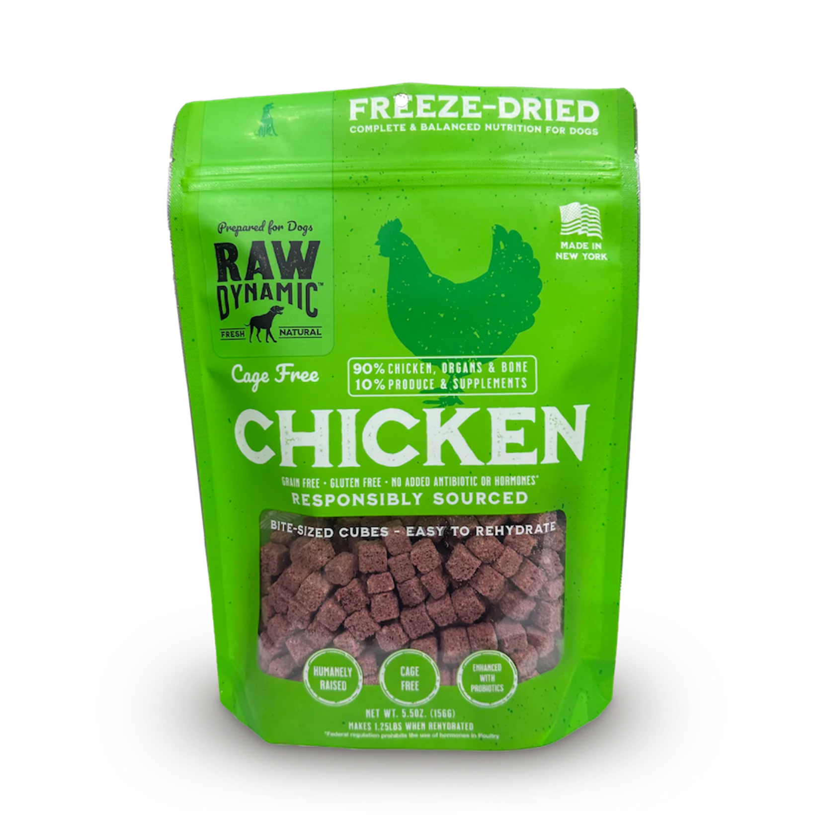 Raw Dynamic Raw Dynamic Freeze-Dried Cage Free Chicken Formula for Dogs