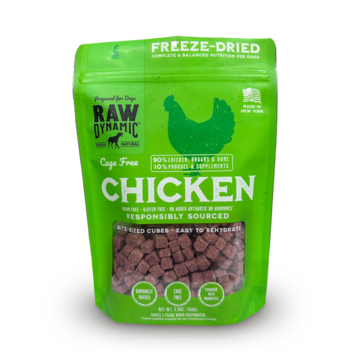 Raw Dynamic Raw Dynamic Freeze-Dried Cage Free Chicken Formula for Dogs