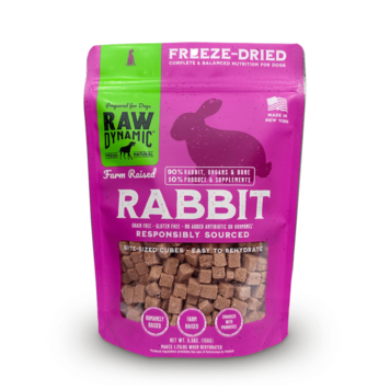 Raw Dynamic Raw Dynamic Freeze-Dried Farm Raised Rabbit Formula for Dogs
