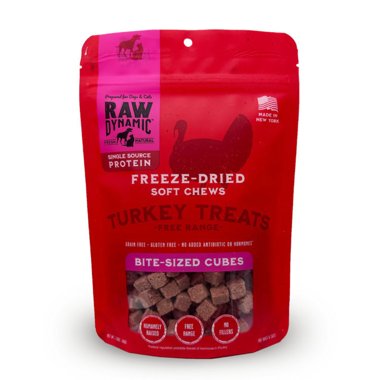 Raw Dynamic Raw Dynamic Free Range Turkey Freeze-Dried Soft Chews