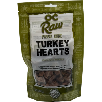 OC Raw OC Raw Freeze Dried Turkey Hearts