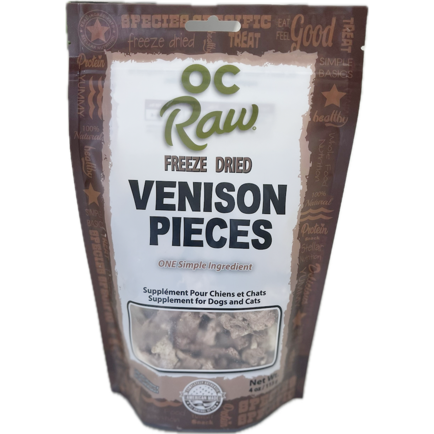 OC Raw OC Raw Freeze Dried Venison Pieces
