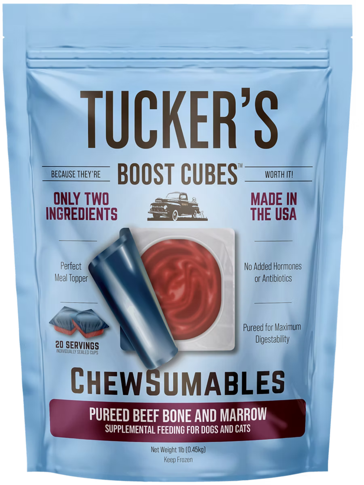 Tucker's Tucker's Boost Cubes - Chewsumables Pureed Beef Bone and Marrow