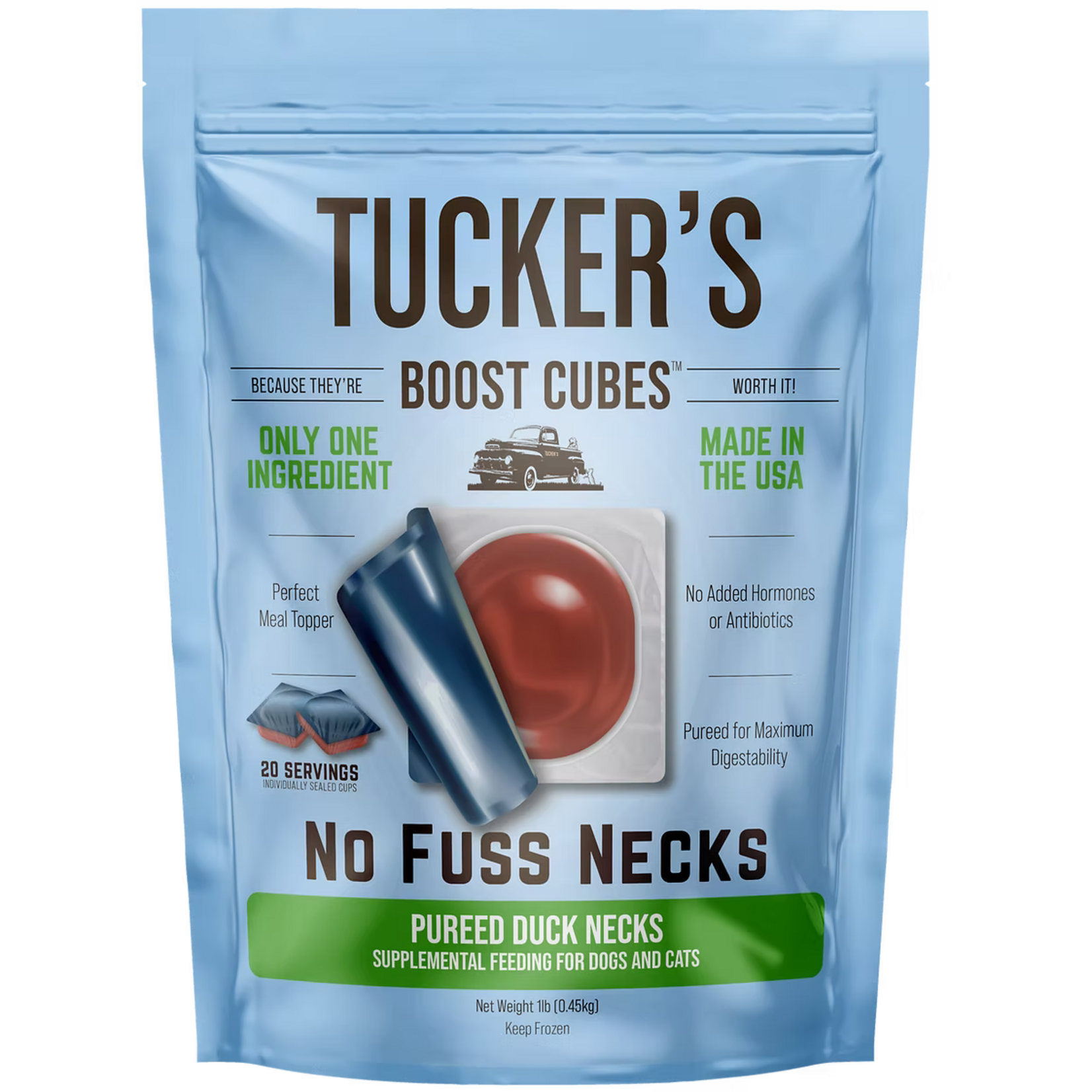 Tucker's Tucker's Boost Cubes - No Fuss Necks Pureed Duck Necks