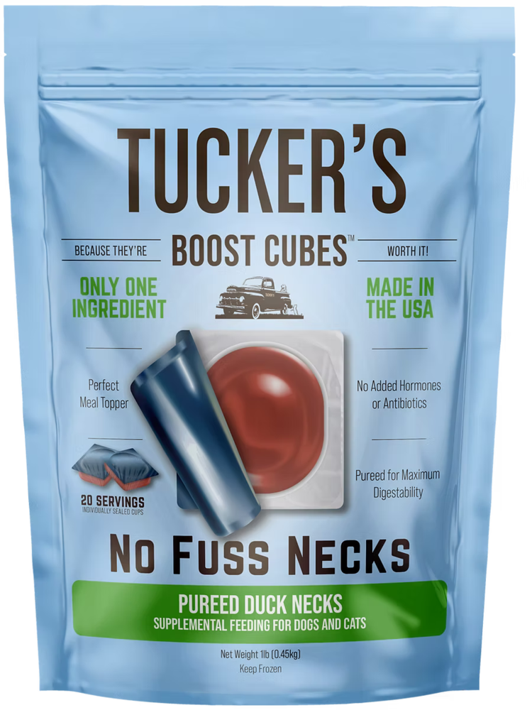 Tucker's Tucker's Boost Cubes - No Fuss Necks Pureed Duck Necks