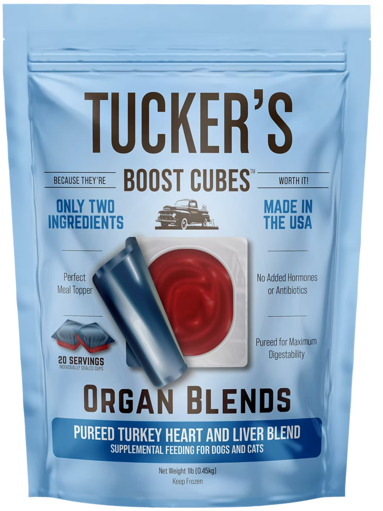 Tucker's Tucker's Boost Cubes - Organ Blends Pureed Turkey Heart and Liver Blend