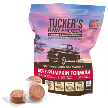 Tucker's Tucker's Raw Frozen Beef-Pumpkin Formula for Cats