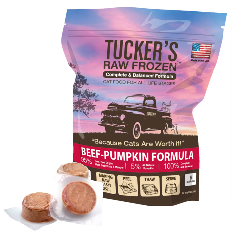 Tucker's Tucker's Raw Frozen Beef-Pumpkin Formula for Cats