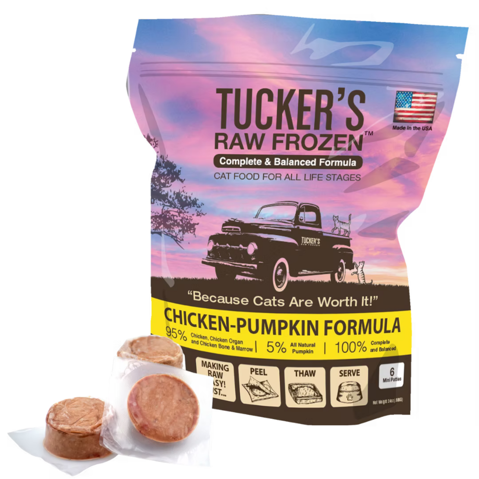 Tucker's Tucker's Raw Frozen Chicken-Pumpkin Formula for Cats