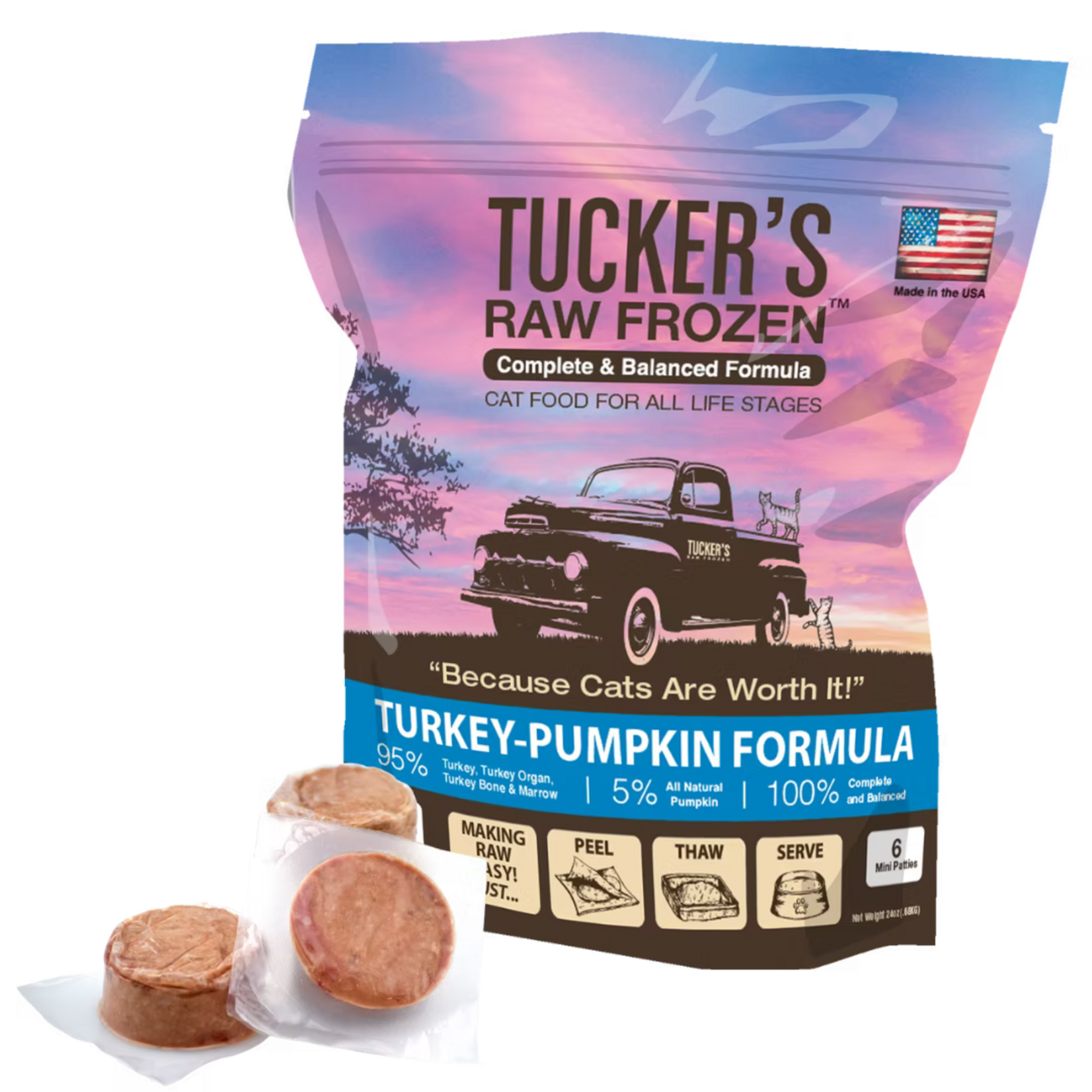 Tucker's Tucker's Raw Frozen Turkey-Pumpkin Formula for Cats