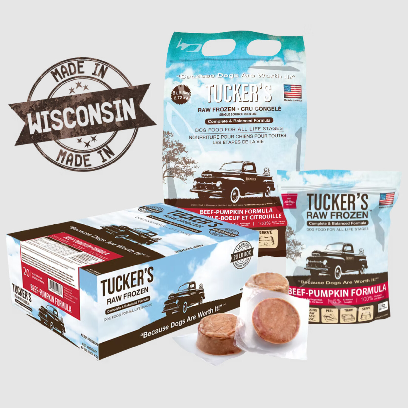 Tucker's Tucker's Raw Frozen Beef-Pumpkin Formula for Dogs