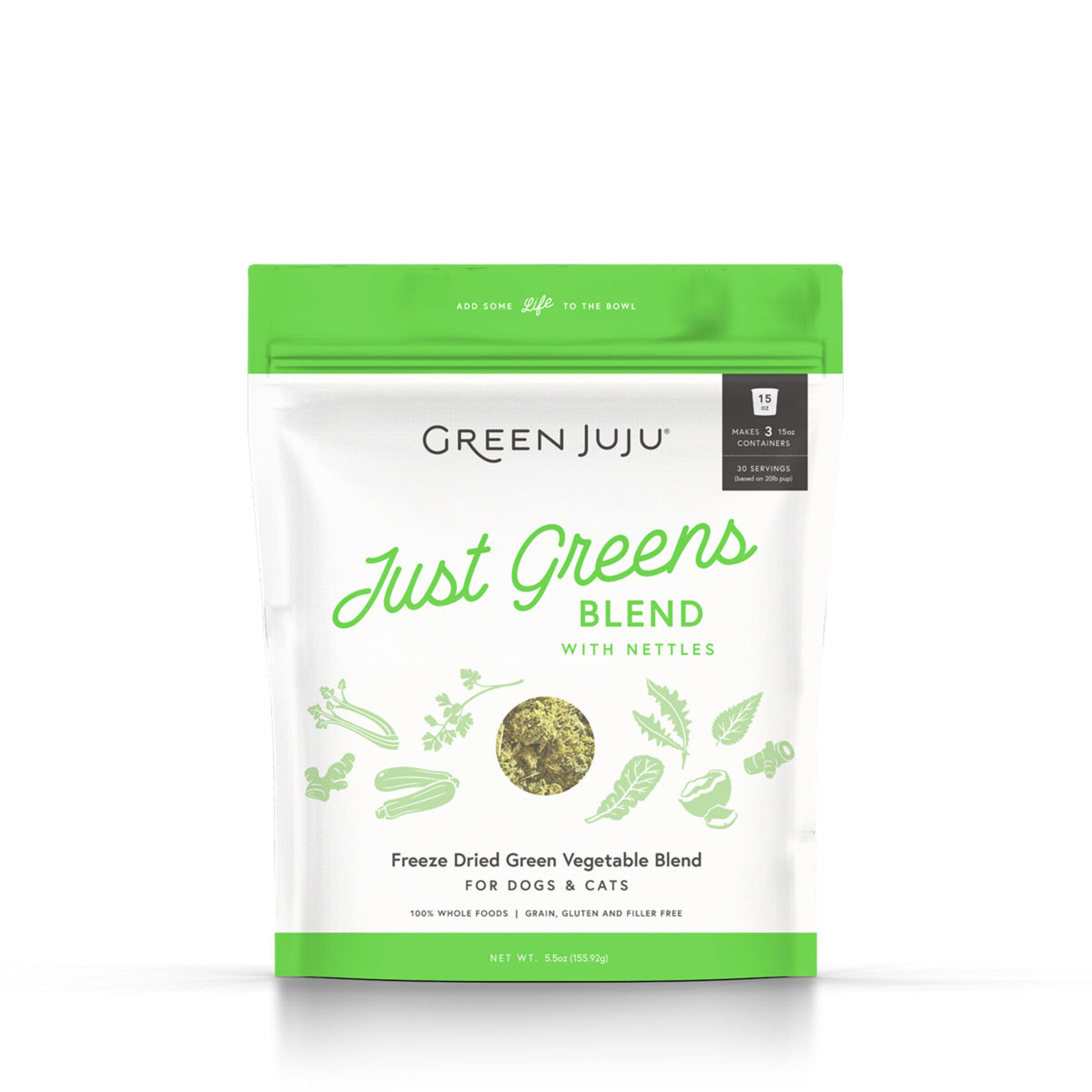 Green Juju Green Juju Freeze Dried Green Vegetable Blend - Just Greens