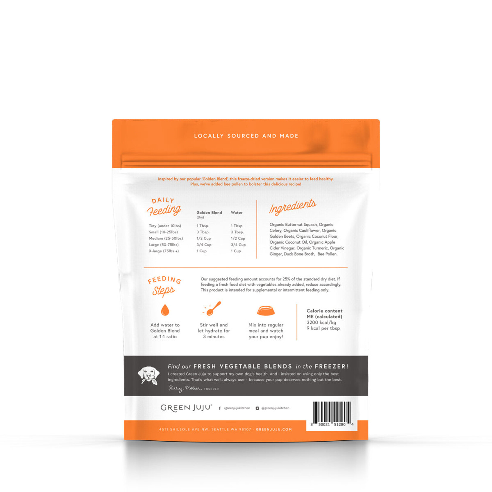 Green Juju Green Juju Freeze Dried  Vegetable Blend - Golden Blend