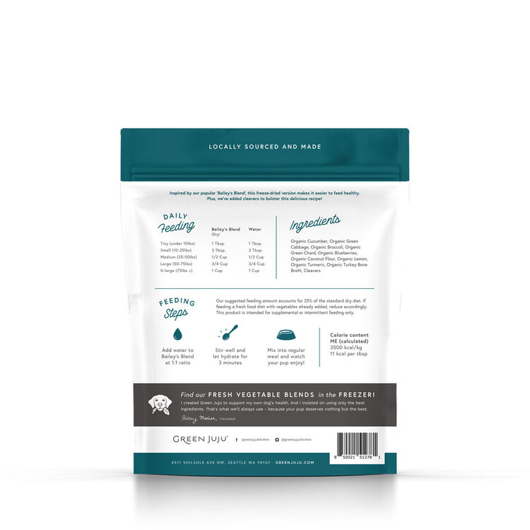 Green Juju Green Juju Freeze Dried Vegetable Blend - Bailey's Blend