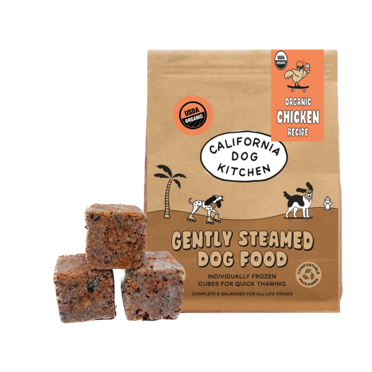 California Dog Kitchen California Dog Kitchen Gently Steamed Organic Chicken Dog Food