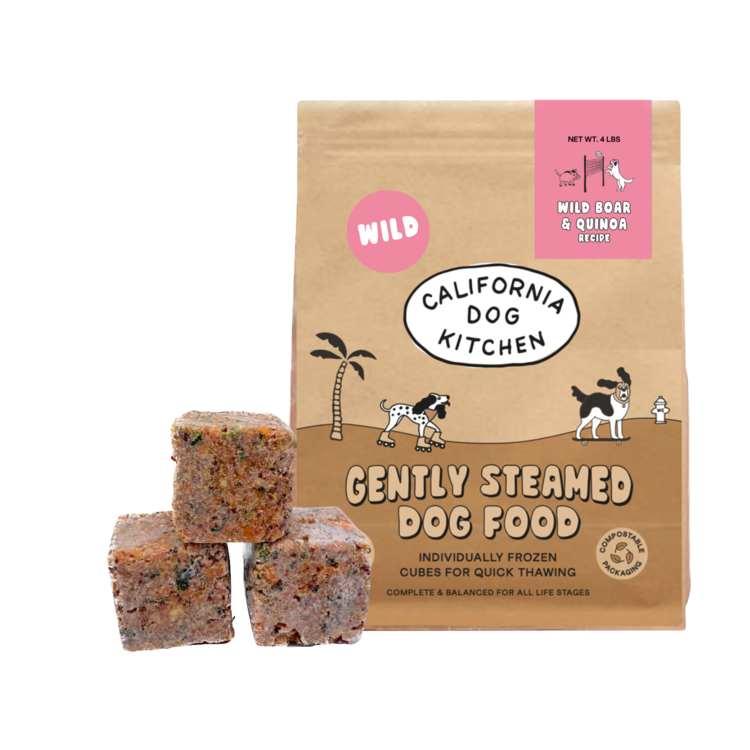 California Dog Kitchen California Dog Kitchen Wild Boar & Quinoa Recipe Gently Steamed Dog Food