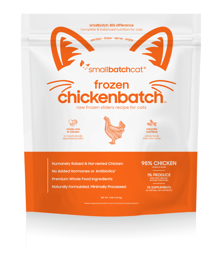 Smallbatch Smallbatch Cat - Frozen Raw Chicken Batch Sliders