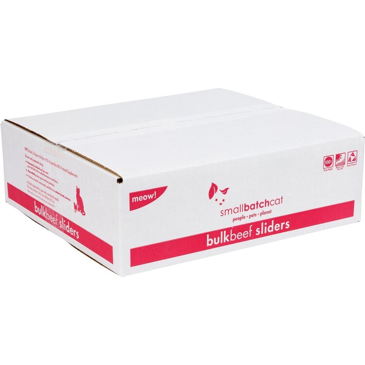 Smallbatch Smallbatch Cat - Frozen Raw Beef Batch Sliders