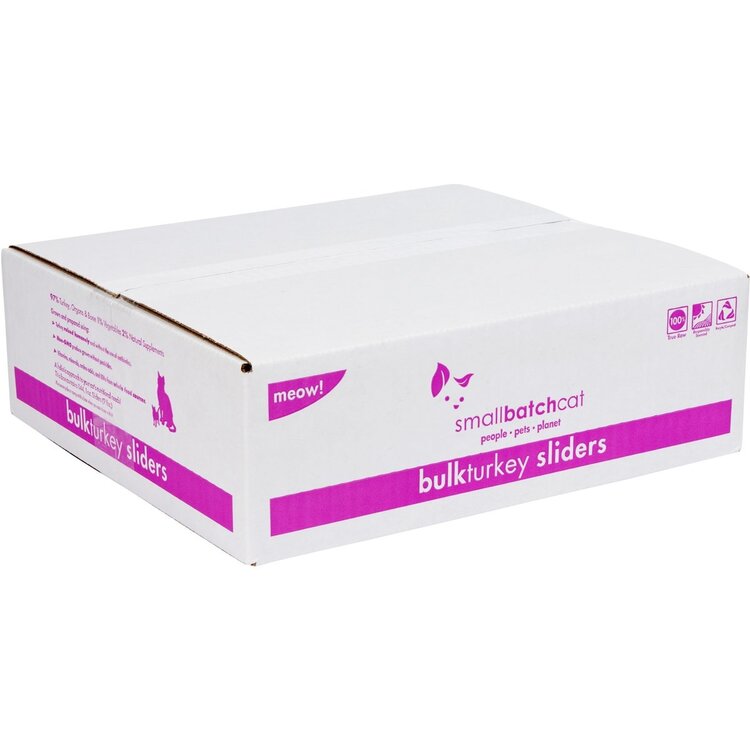 Smallbatch Smallbatch Cat - Frozen Raw Turkey Batch Sliders