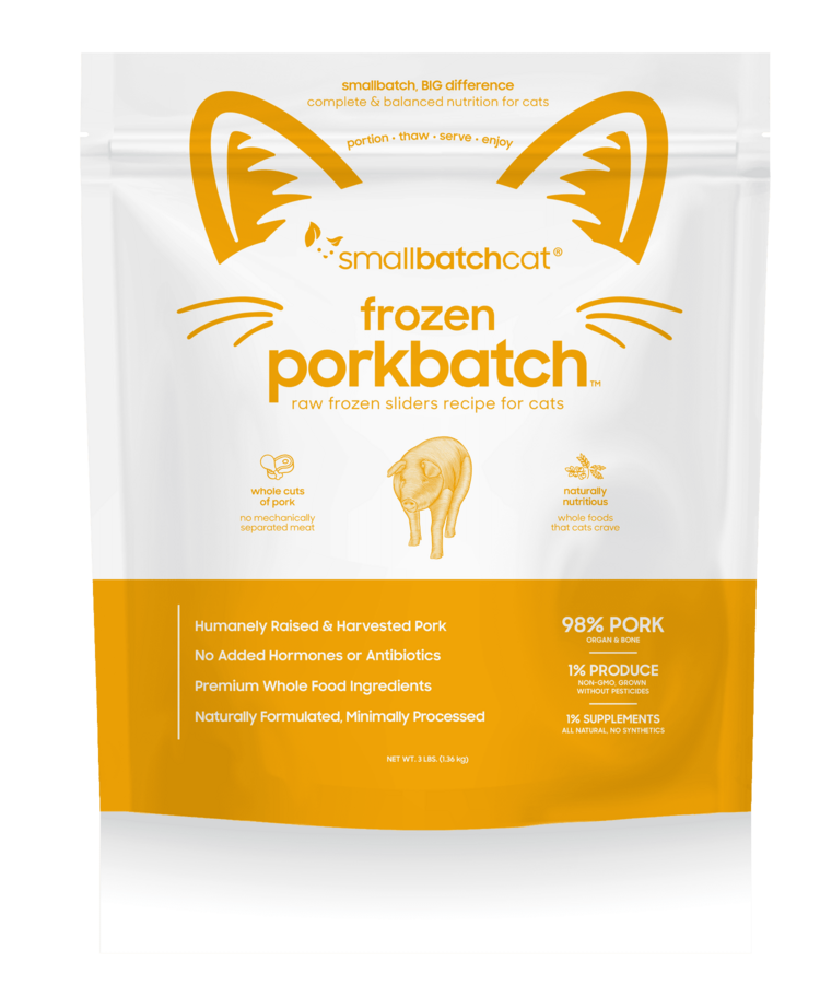 Smallbatch Smallbatch Cat - Frozen Raw Pork Batch Sliders