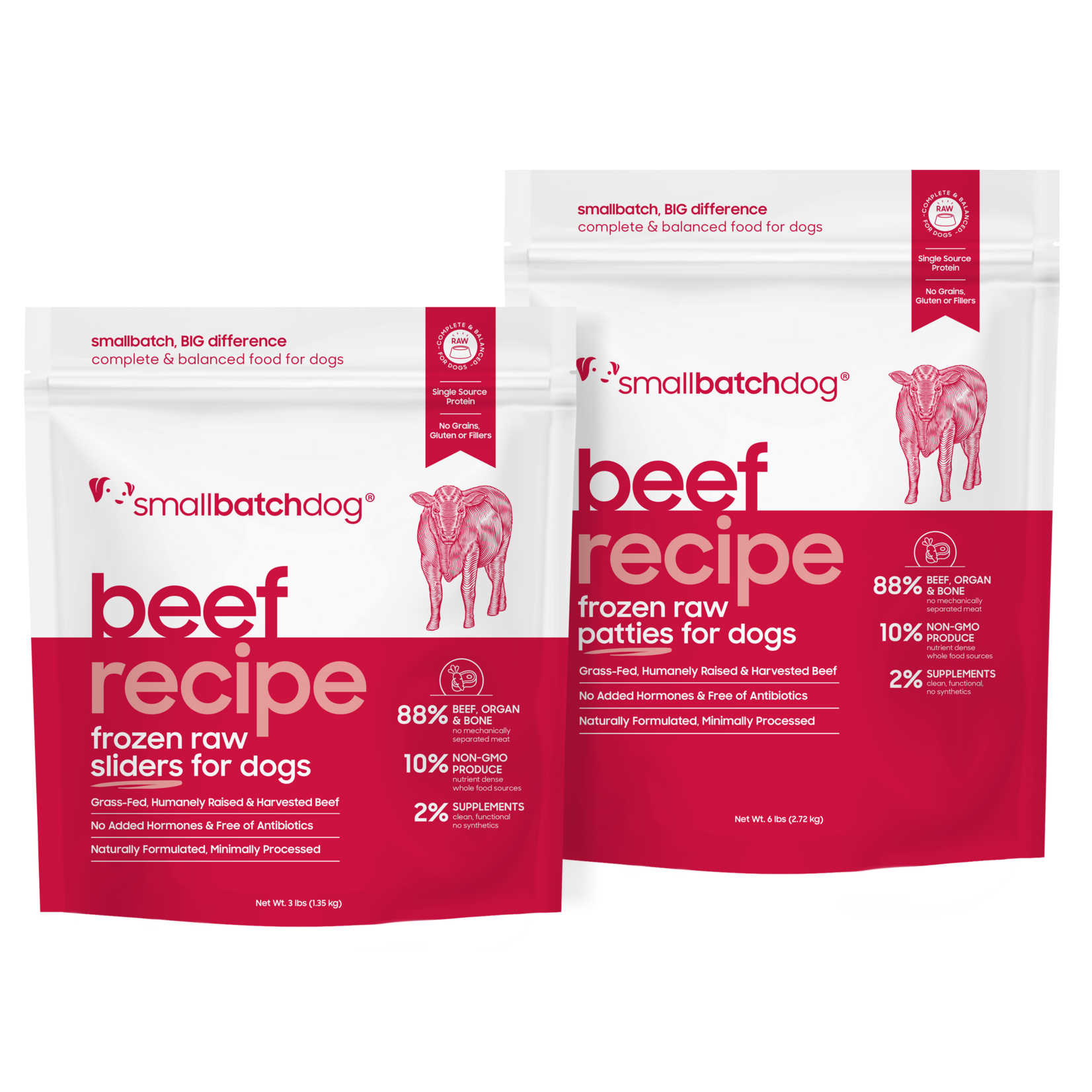 Smallbatch Smallbatch Dog - Frozen Raw Beef Recipe