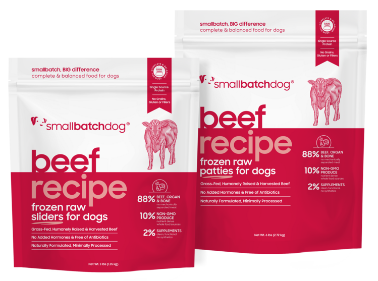 Smallbatch Smallbatch Dog - Frozen Raw Beef Recipe