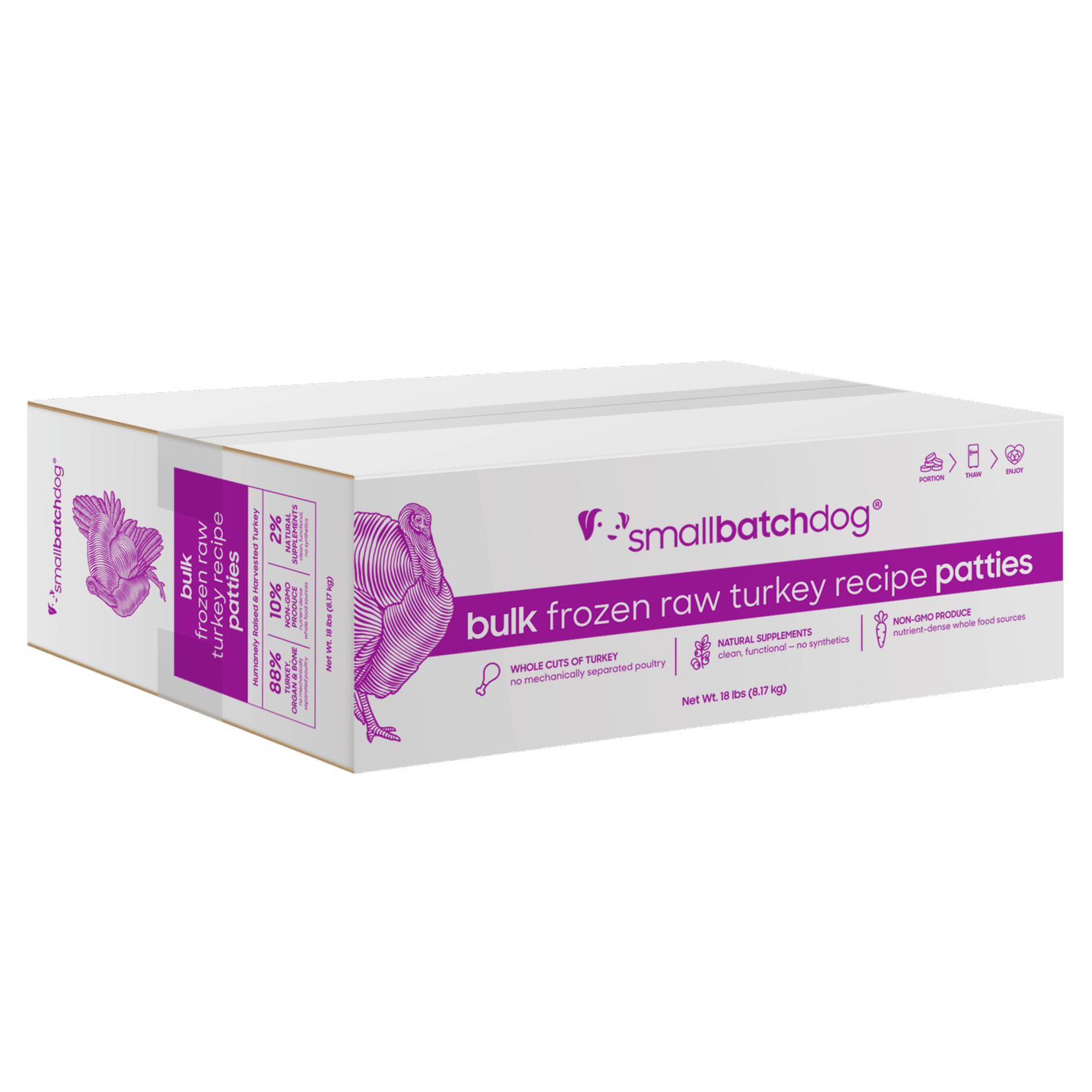 Smallbatch Smallbatch Dog - Frozen Raw Turkey Recipe