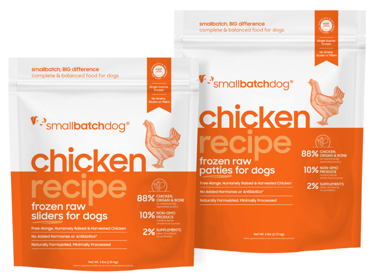 Smallbatch Smallbatch Dog - Frozen Raw Chicken Recipe