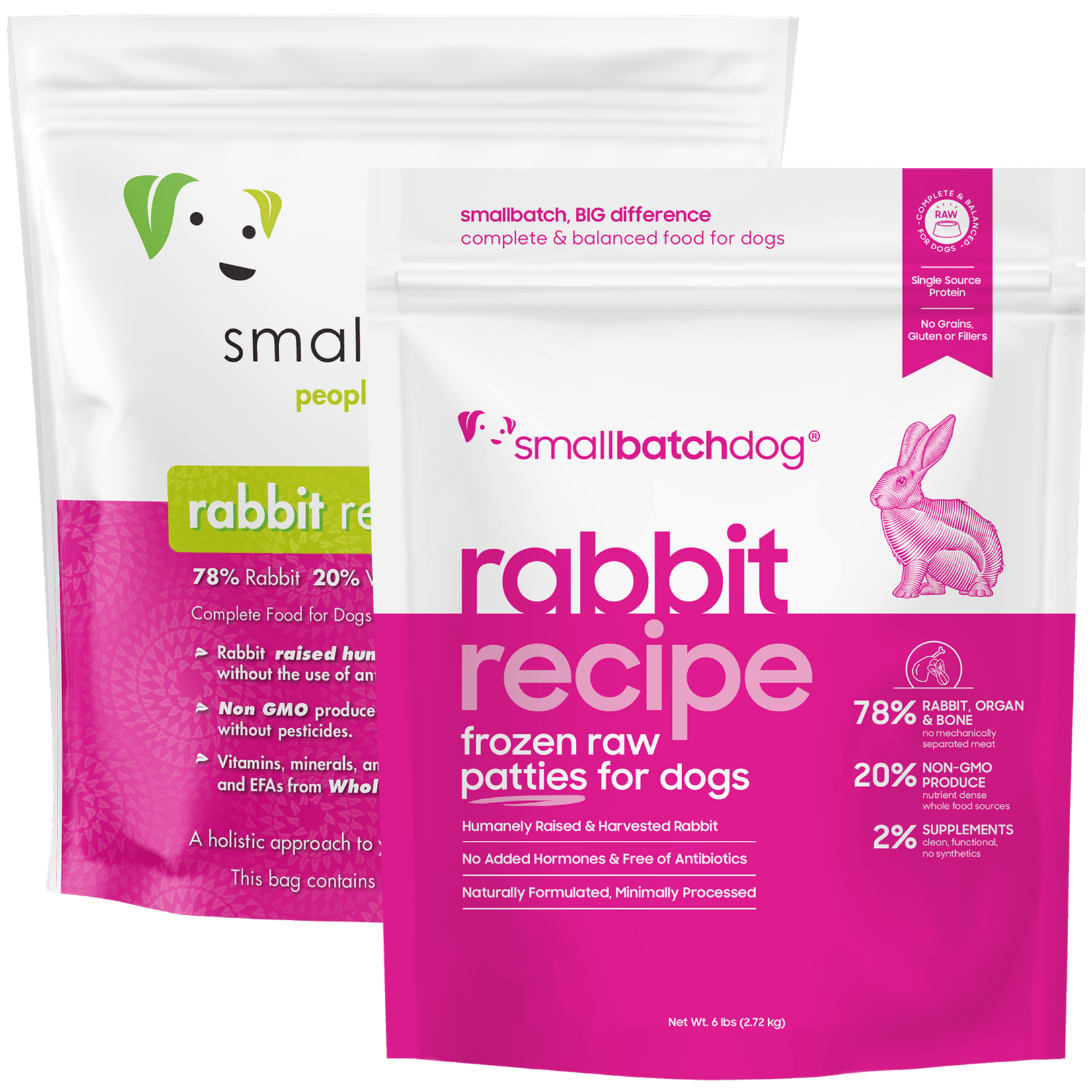 Smallbatch Smallbatch Dog - Frozen Raw Rabbit Recipe