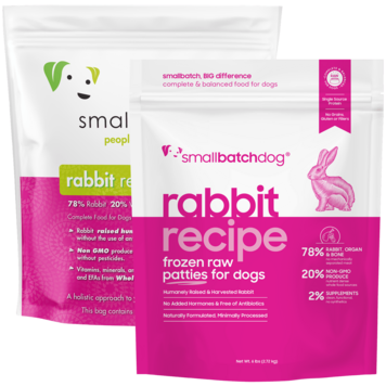 Smallbatch Smallbatch Dog - Frozen Raw Rabbit Recipe
