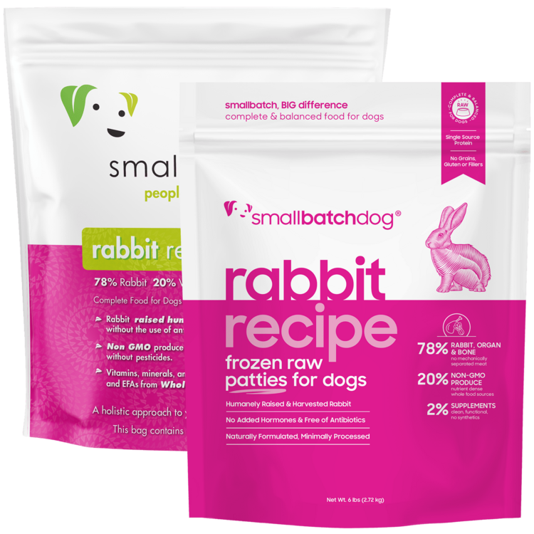 Smallbatch Smallbatch Dog - Frozen Raw Rabbit Recipe
