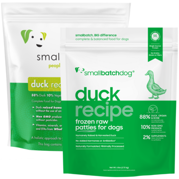 Smallbatch Smallbatch Dog - Frozen Raw Duck Recipe