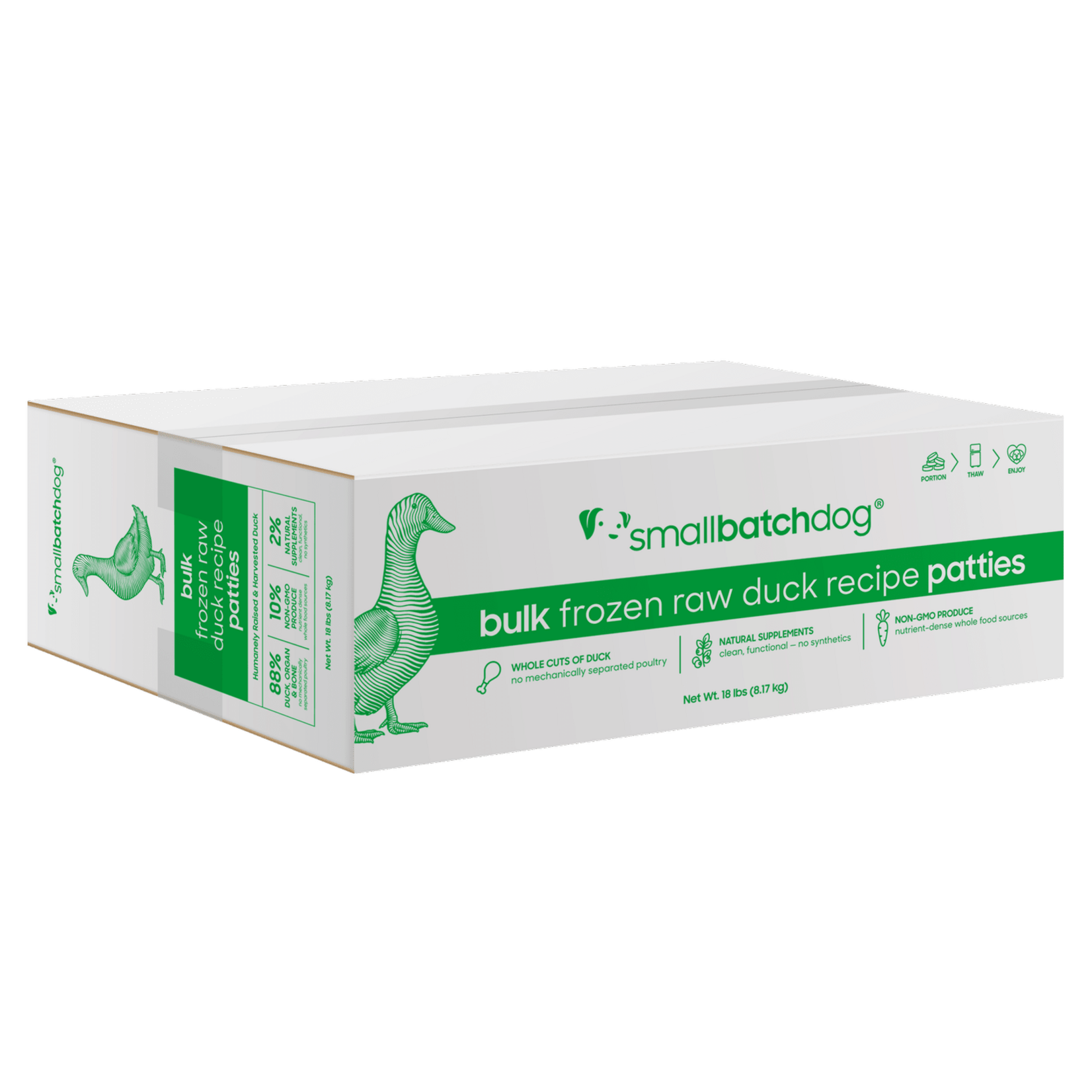 Smallbatch Smallbatch Dog - Frozen Raw Duck Recipe